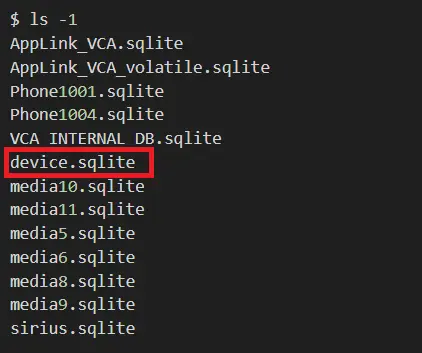 Nuance/NuanceVCAdb Folder Contents