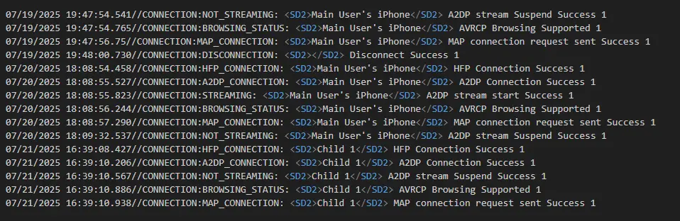 NET_BT_Service log file Example
