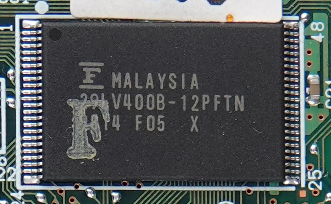 Fujitsu MBM29LV400B Chip