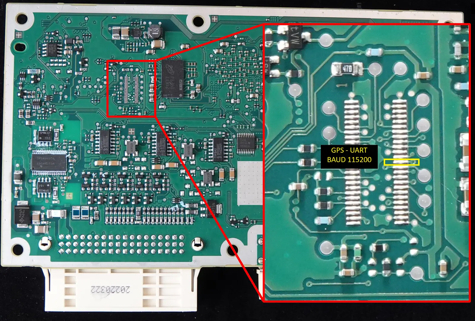 GPS UART - Debug Connector Header