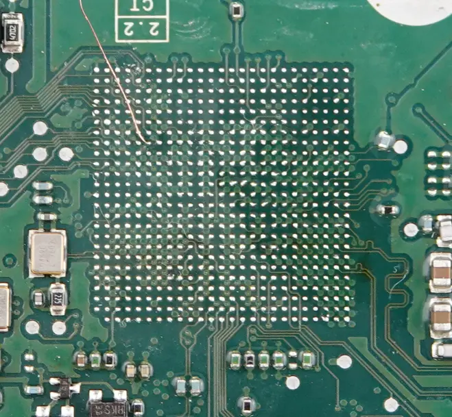 NXP Processor Pads (Chip Removed)