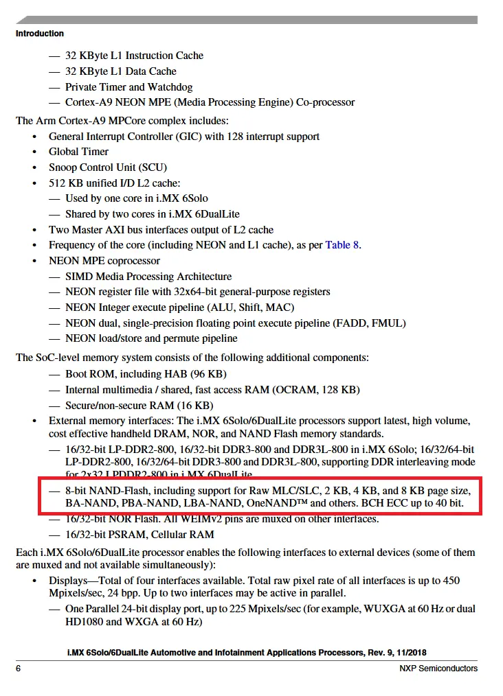 SoC - Datasheet